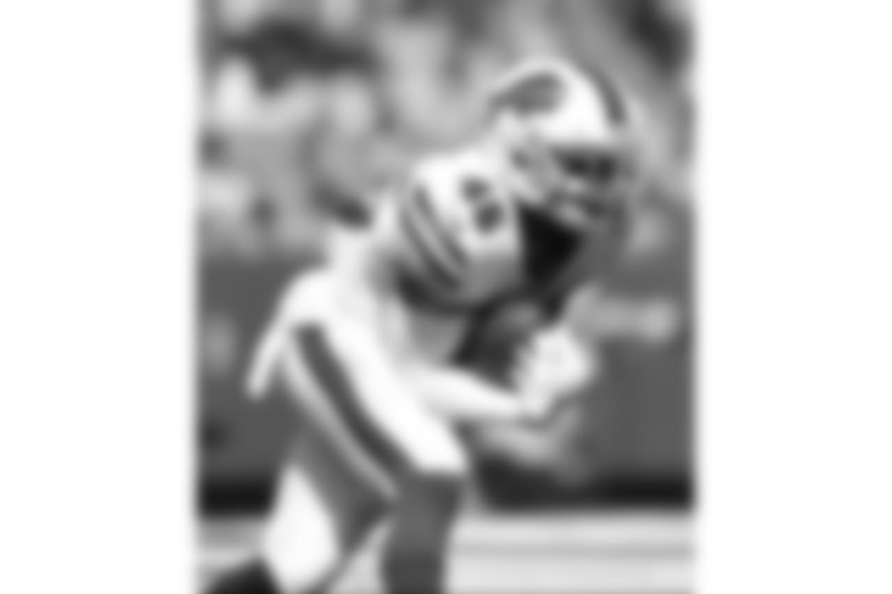 Buffalo Bills running back Marcus Murphy (45). Buffalo Bills vs Los Angeles Chargers at New Era Field, September 16, 2018.
Photo by Craig Melvin