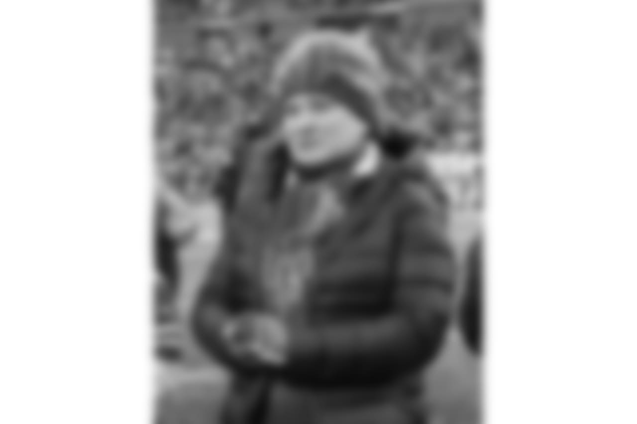 Buffalo Bills defensive tackle Kyle Williams (95) family Buffalo Bills vs Miami Dolphins at New Era Field, December 30, 2018. Photo by Sara Schmidle