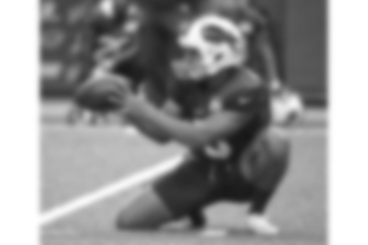 Corey Bojorquez. Buffalo Bills prepare for Week 4 at ADPRO Sports Training Center, September 26, 2018.
Photo by Bill Wippert