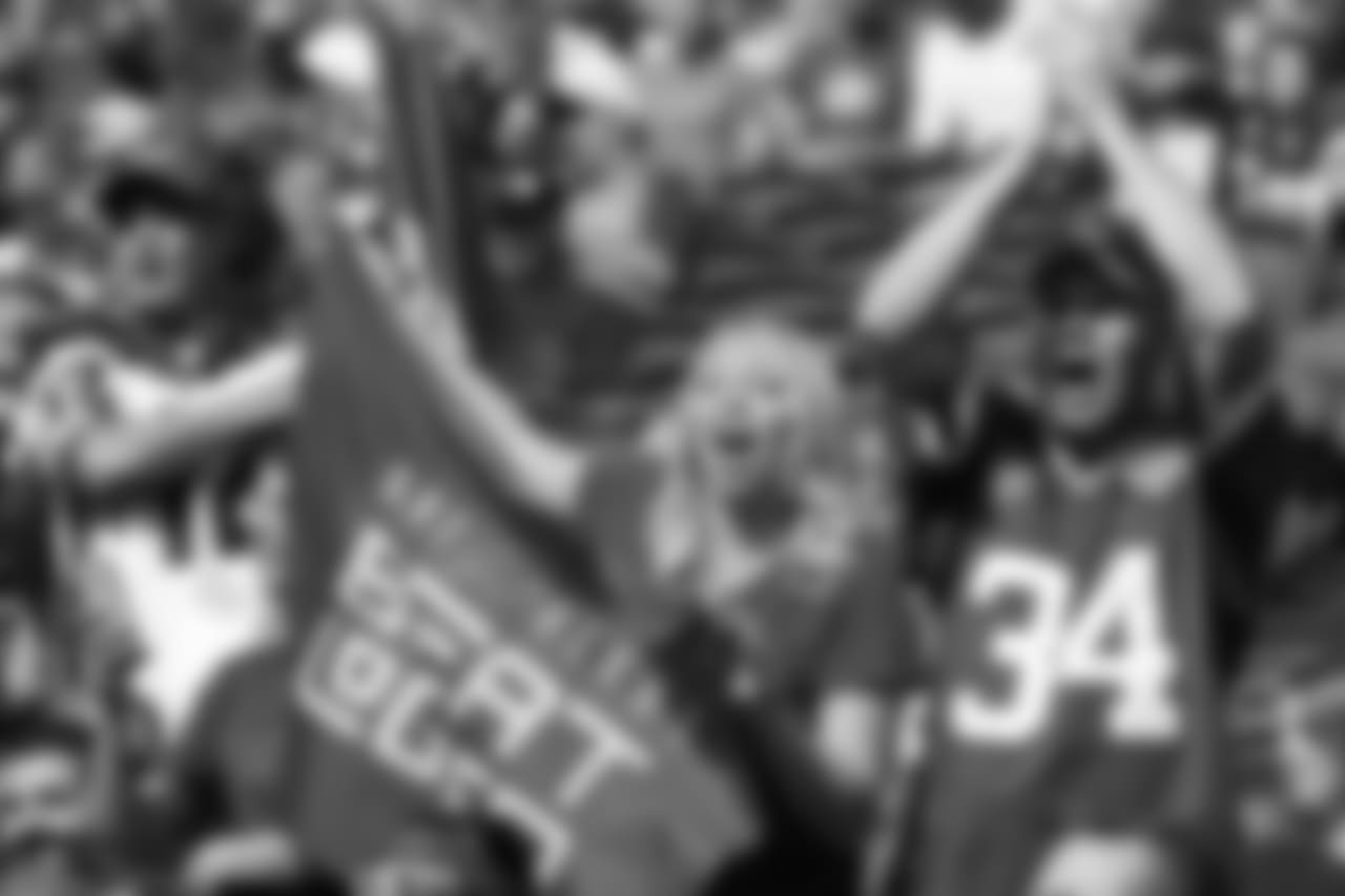 Bills fans. Buffalo Bills at Minnesota Vikings, September 23, 2018 at U.S. Bank Stadium.
Photo by Bill Wippert