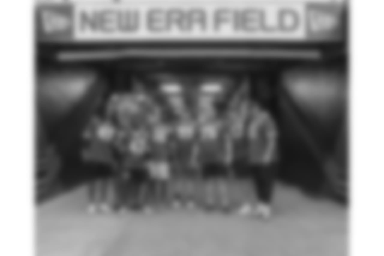 September 18, 2018: during the 2018 Buffalo Bills Rookie Fan Clinic at New Era Field in Orchard Park, N.Y.. (Nicholas T. LoVerde/Cal Sport Media)