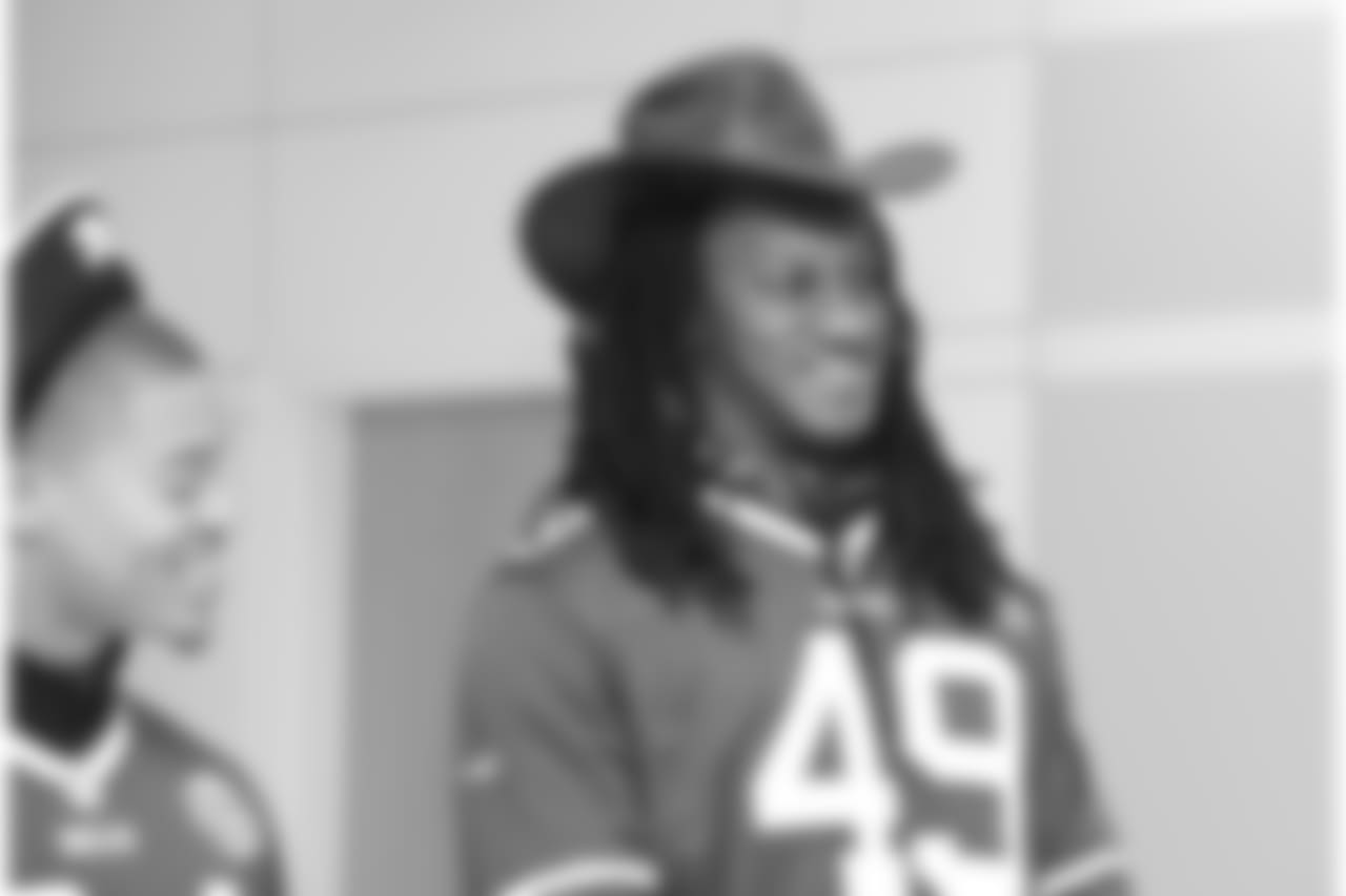 Buffalo Bills Rookie Club Oishei Children's Hospital Visit
Buffalo, NY
October 23, 2018.
Photo by Sara Schmidle