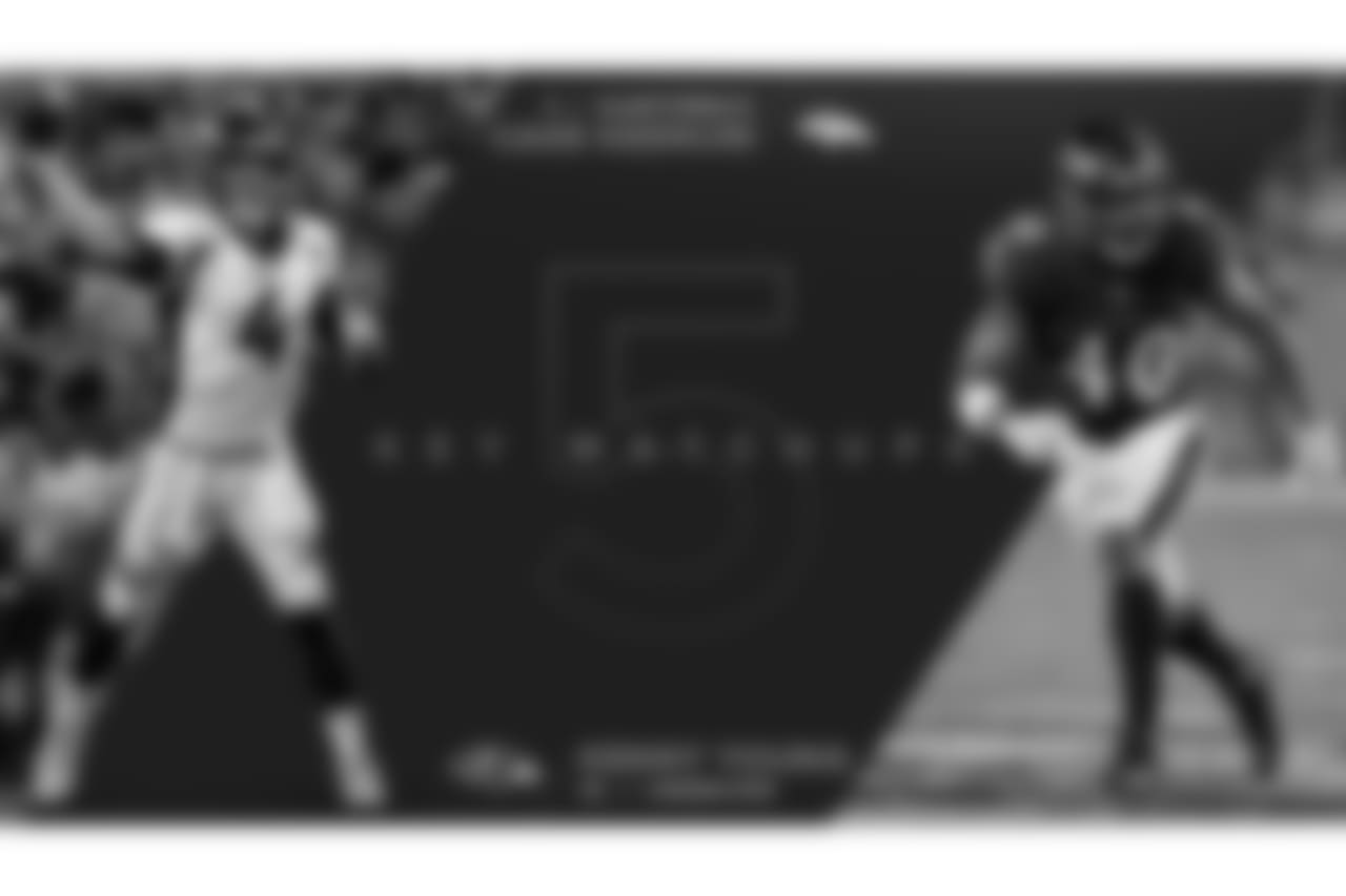 Regular starter — and three-time Pro Bowler — C.J. Mosley missed practice Friday with a knee injury and was listed as questionable for Sunday's game. If he can't play, the Ravens will turn to Kenny Young, a fourth-round selection out of UCLA in this year’s NFL Draft. He wasted no time making a big impact after Mosley exited a “Thursday Night Football” matchup against the Bengals. The rookie has totaled 11 tackles this year — good for second on the team — and he recorded a sack against Cincinnati. Young is a talented player, but the Ravens’ defense is certainly worse off if Mosley isn’t in the lineup. That’s where Case Keenum will need to take advantage of a young backup, both in making pre-snap adjustments and picking out soft spots in the defense.