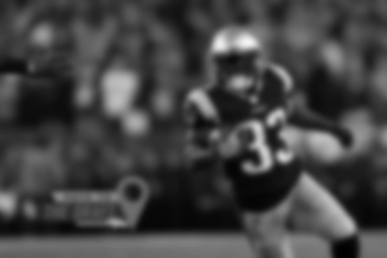 The Patriots maximize the effectiveness of their running backs, but what makes Lewis attractive compared to some of their other backs is his all-around ability. He had the broadest range of responsibilities, which allowed him to become the only Patriots running back to accumulate over 1,000 yards from scrimmage last year. Lewis is 27 and has been in the NFL since 2011, but he has just 417 career touches on his ledger and should have plenty left in his tank. (Aaron M. Sprecher/AP Images)