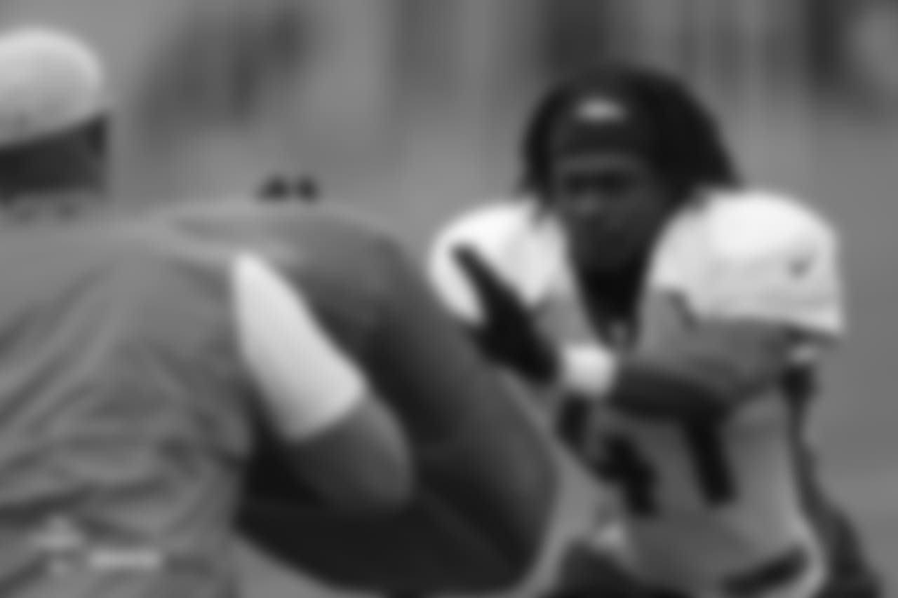 Cornerback Isaac Yiadom (41) during the 10th day of training camp on August 8, 2018, at UCHealth Training Center.