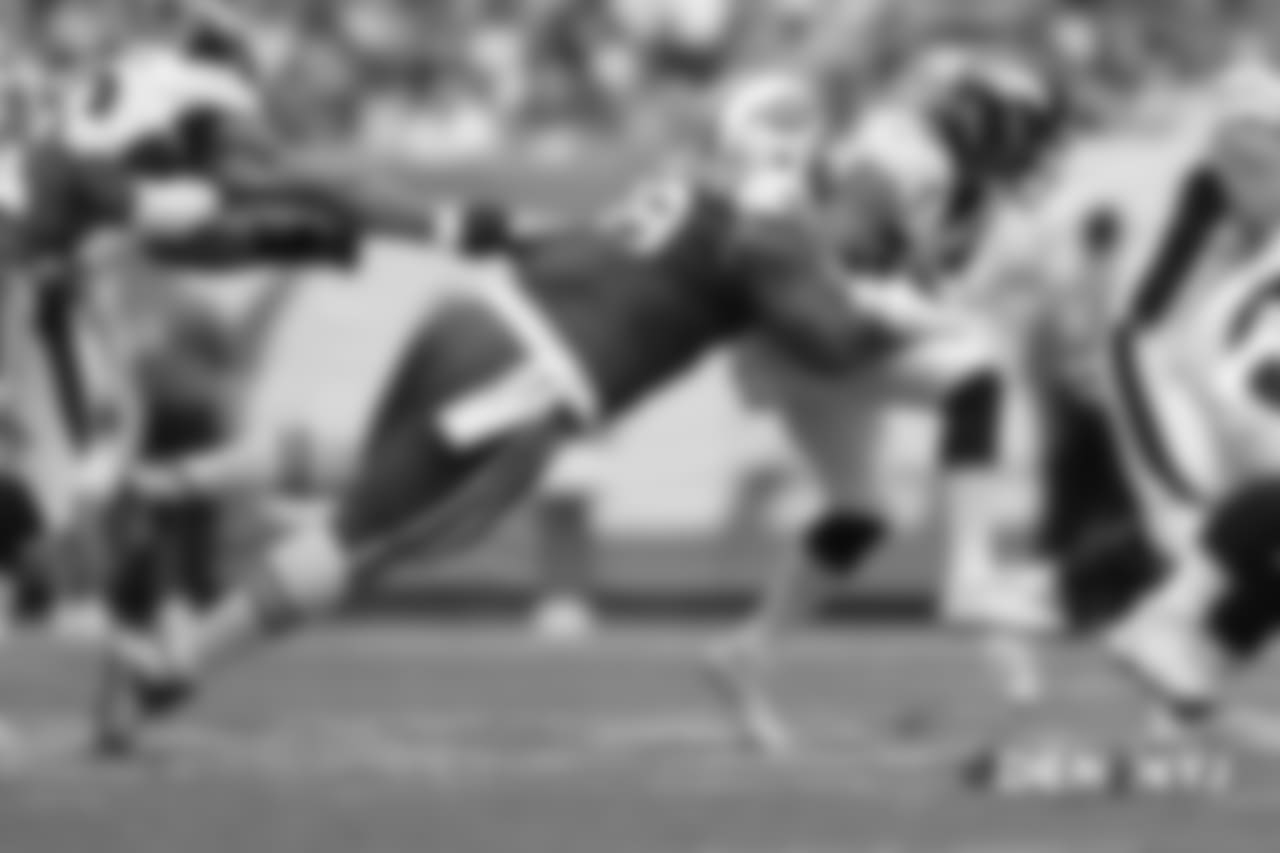 Phillip Lindsay in action during the NFL game against the New York Jets at MetLife Stadium in East Rutherford, New Jersey, October 07, 2018.
Photo by Gabriel Christus