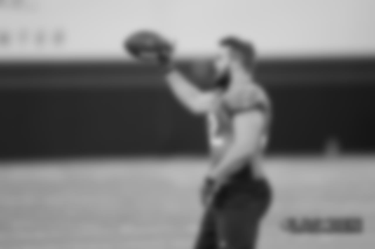 Andy Janovich during practice at UCHealth Training Center in Centennial, CO, December 26, 2018.
Photo by Gabriel Christus