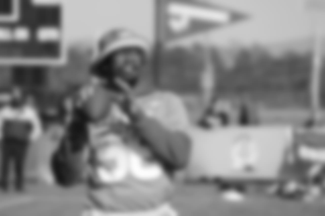Von Miller takes part in a Special Olympics Unified Flag Football Game with Special Olympics Florida athletes and Pro Bowl players on January 26, 2019, at ESPN Wide World of Sports.
