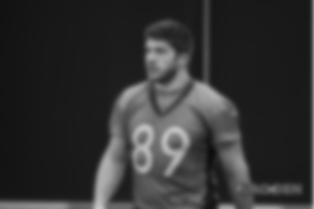 Brian Parker during practice at UCHealth Training Center in Centennial, CO, December 26, 2018.
Photo by Gabriel Christus