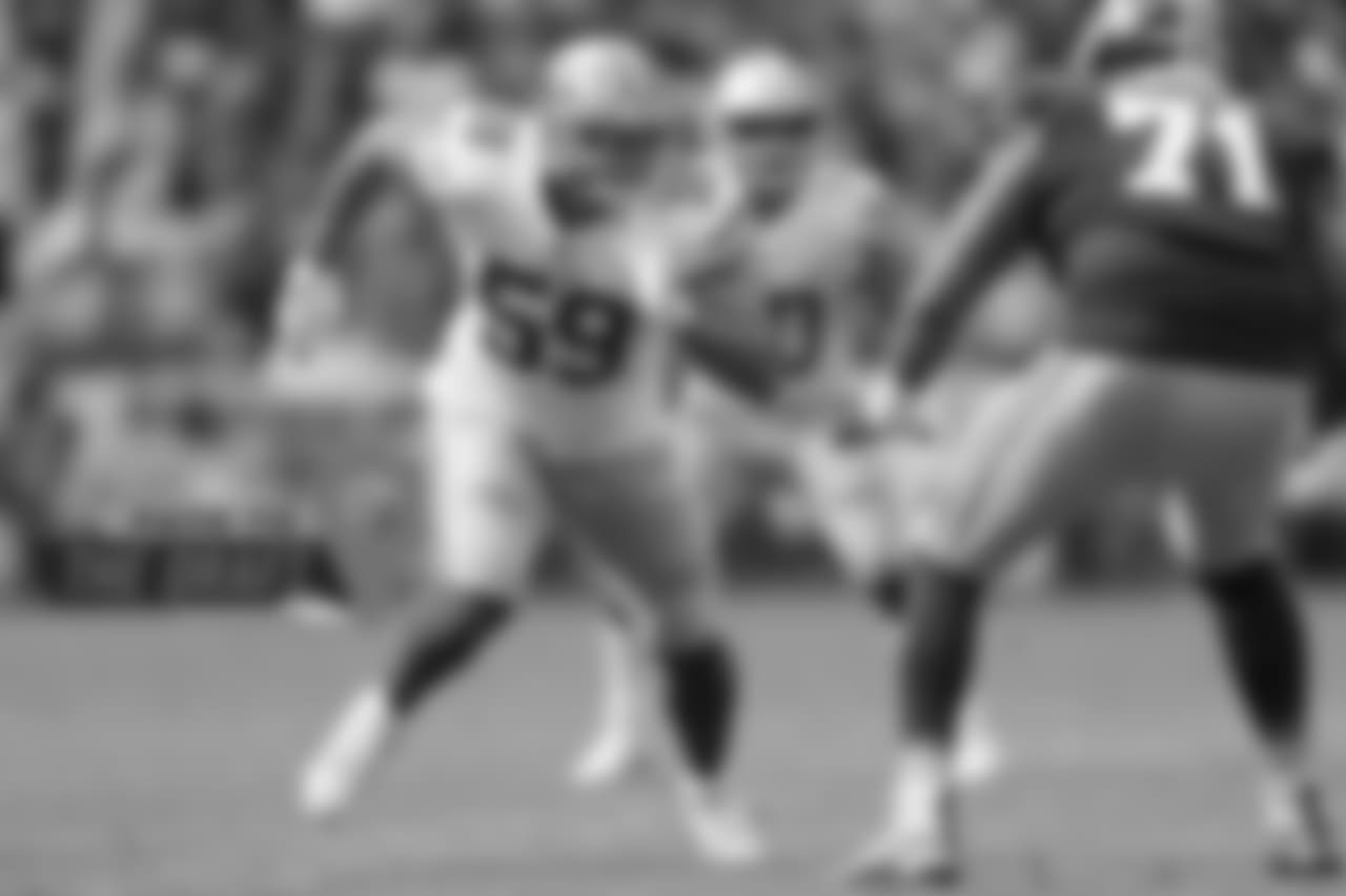 In Lynch's first two seasons (2014-15), he notched 12.5 sacks and 69 quarterback hurries (per Pro Football Focus) and looked as if he would become one of the league's best young pass rushers. But a four-game suspension in 2016 for a violation of the league's substance-abuse policy derailed him, and the 6-foot-6, 270-pounder has never gotten back on track. A calf injury prevented him from having an opportunity to get on the field for extensive work when injuries struck the 49ers last year. Lynch looks like the textbook example of a player who could benefit from hitting the reset button with a fresh start in a new city. (Terrell Lloyd/AP Images)
