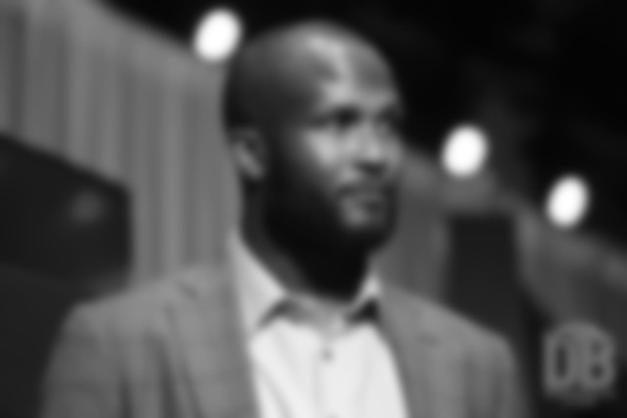 Champ Bailey at the Pro Football Hall of Fame's Merlin Olsen Luncheon in Atlanta on February 1, 2019.