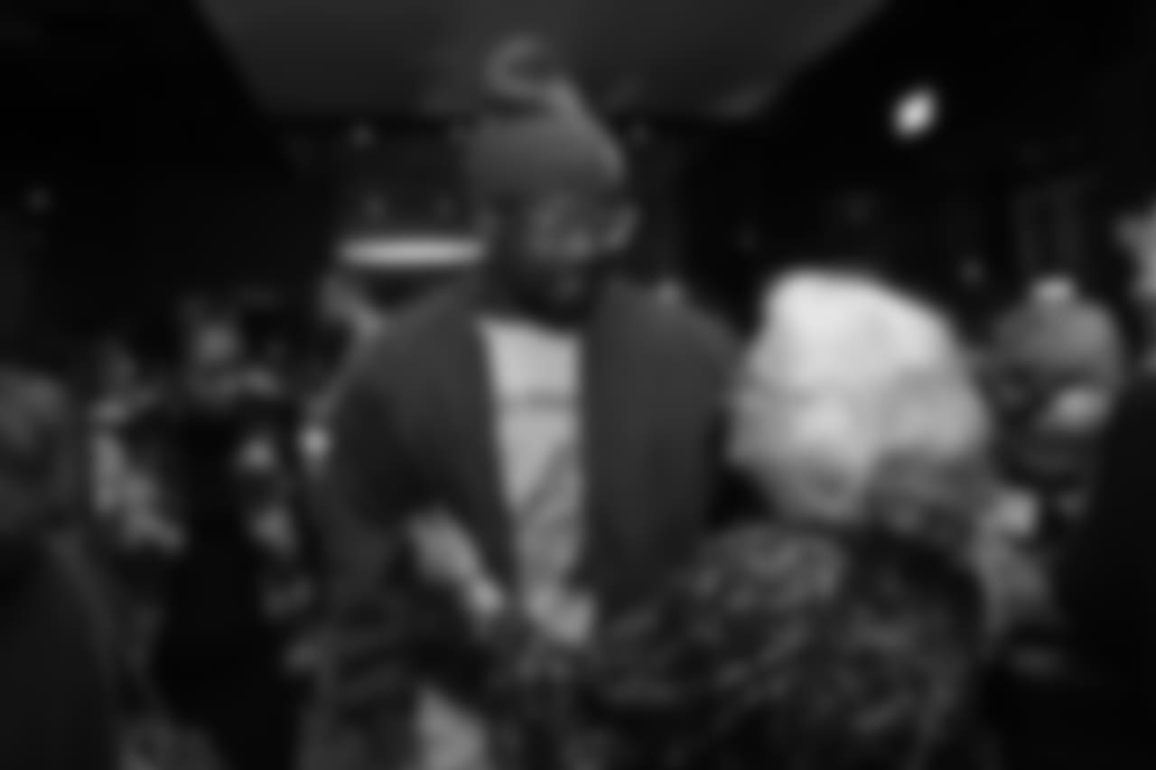 Von Miller at Todd Davis' A+ Living Foundation Dinner on November 26, 2018.