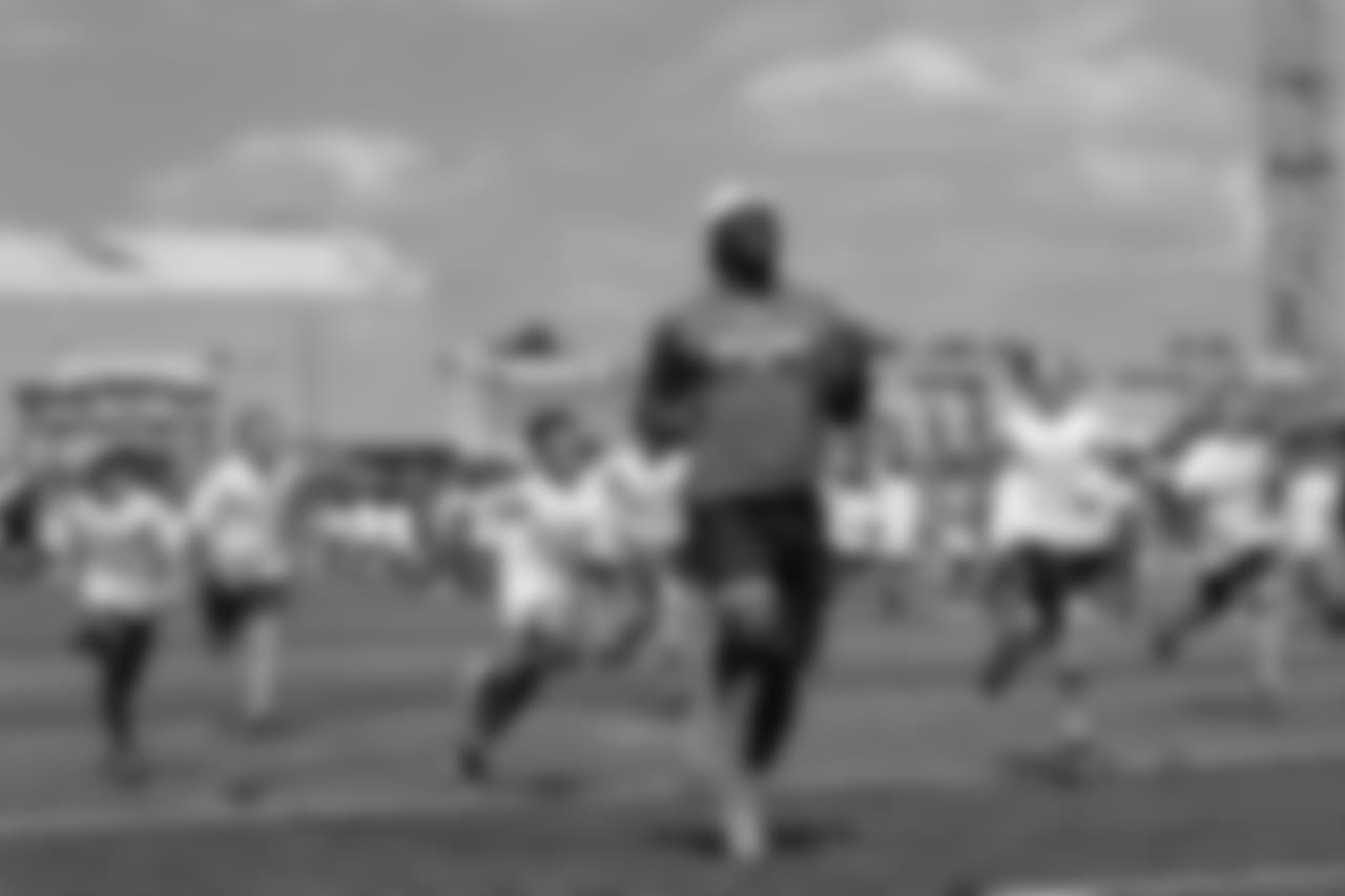 At Von Miller's Football Procamp at Englewood High School on June 20, 2018.