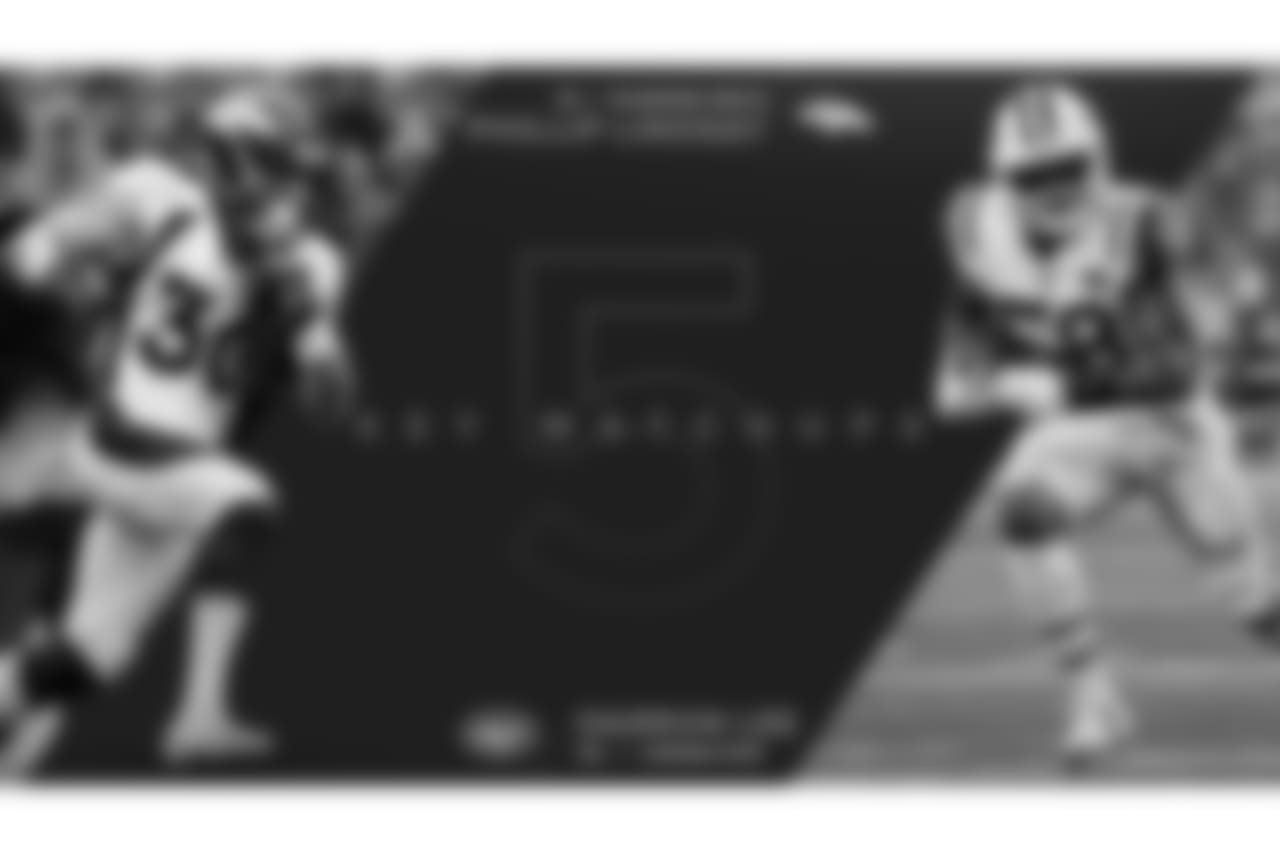With 5.9 yards per carry, Phillip Lindsay has the second-highest rushing average among running backs with at least 30 carries this season. Lindsay has shown a mix of speed and vision running both in-between the tackles and outside as well. He has also shown versatility out of the backfield as a pass-catcher, and he caught a 29-yard touchdown in Week 1. While Lindsay is usually faster than any linebacker on the field, Darron Lee should give him a run for his money on Sunday. The former Ohio State star ran a 4.47 in the 40-yard dash at NFL Combine two years ago. Lee is tied for second on the team with 24 combined tackles. He should be all over the field Sunday, but if the Broncos linemen can get to the second level against him, Lindsay should find room for success.