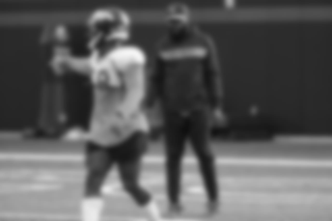 Darian Stewart during practice in the Pat Bowlen Fieldhouse at UCHealth Training Center on November 7, 2018.