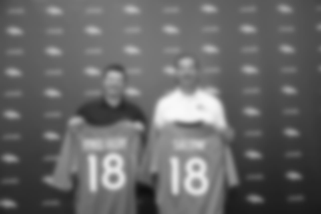 Denver Broncos partner Signing Day at UCHealth Training Center in Centennial, CO, August 21, 2018.
Photo by Gabriel Christus