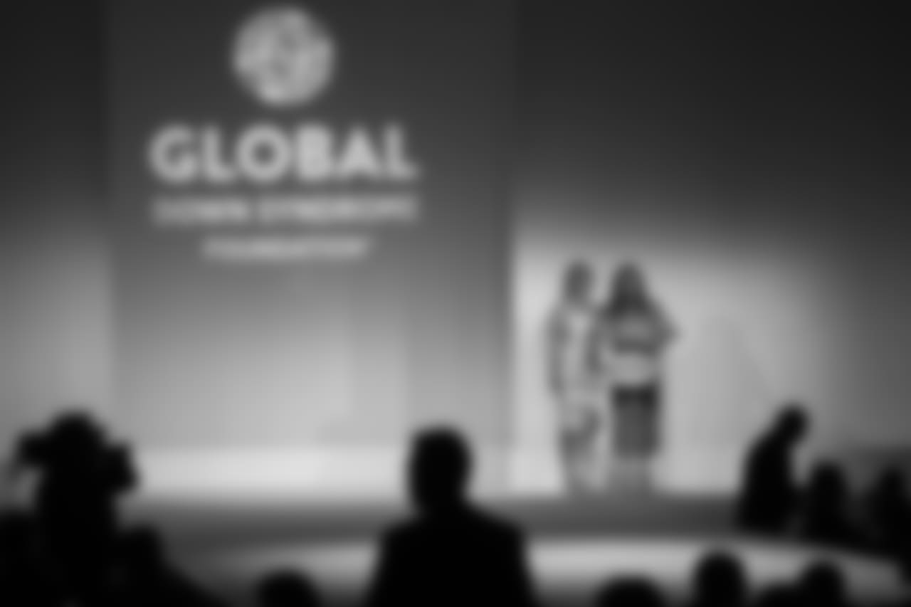 Brittney Bowlen at the Global Down Syndrome Foundation's Be Beautiful Be Yourself Fashion Show at the Sheraton Denver Downtown on October 20, 2018.
