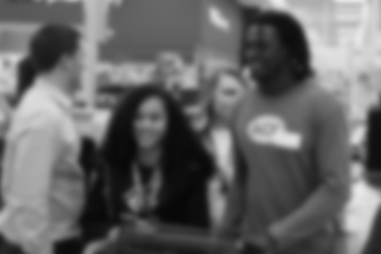 Isaac Yiadom during Will Parks' shopping spree for the Boys & Girls Club of Metro Denver on Dec. 3, 2018