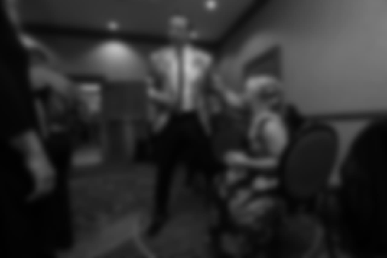 Case Keenum at the Global Down Syndrome Foundation's Be Beautiful Be Yourself Fashion Show at the Sheraton Denver Downtown on October 20, 2018.