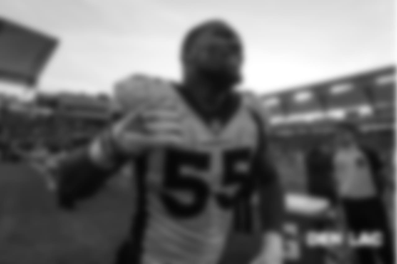 Bradley Chubb postgame after the Broncos' Week 11 game against the Los Angeles Chargers at StubHub Center on November 18, 2018.