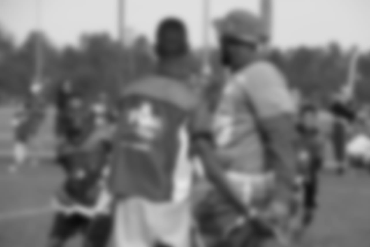 Von Miller takes part in a Special Olympics Unified Flag Football Game with Special Olympics Florida athletes and Pro Bowl players on January 26, 2019, at ESPN Wide World of Sports.