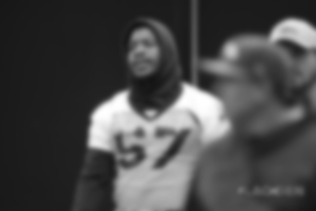 DeMarcus Walker during practice at UCHealth Training Center in Centennial, CO, December 26, 2018.
Photo by Gabriel Christus