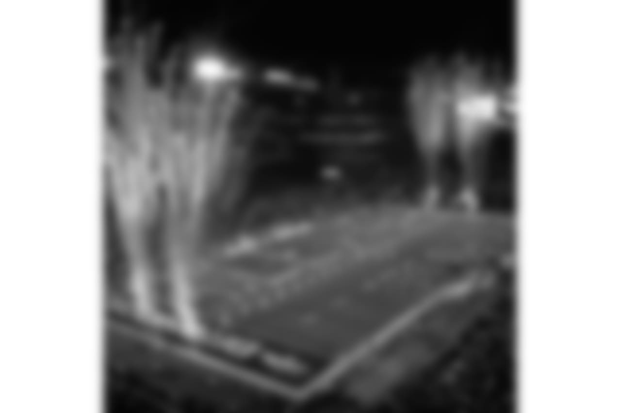An overview of the post-game ceremonies held in celebration with the last game played at Mile High Stadium against the San Francisco 49ers at Mile High Stadium in Denver, CO on December 23, 2000.