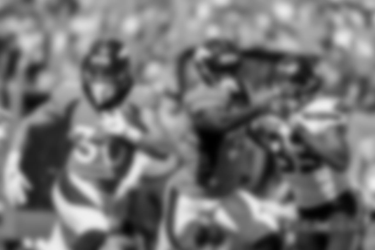 In Week 1 against the Seahawks, Phillip Lindsay ran for 71 yards on 15 rushing attempts and caught two passes for 31 yards and a touchdown.