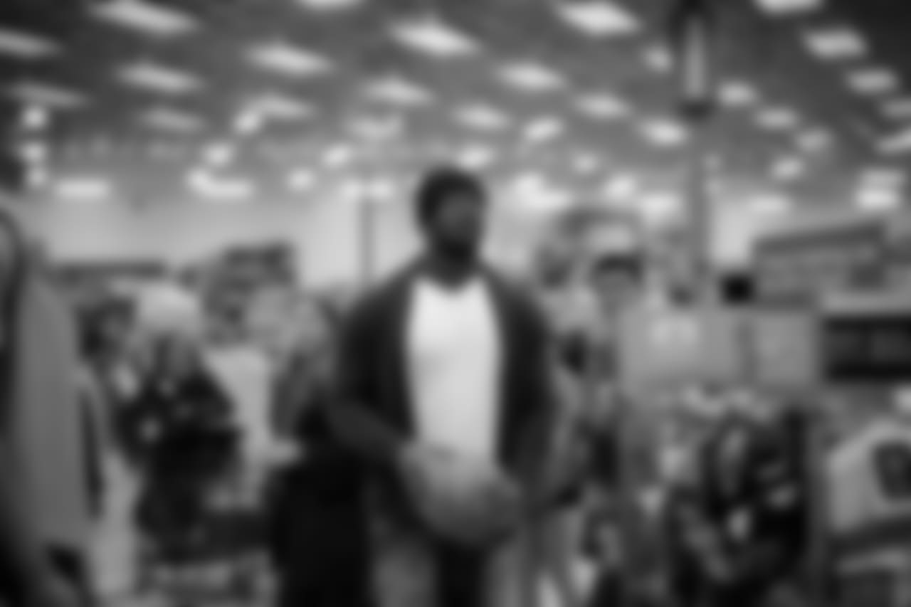Von Miller at the 2013 Shop with a Bronco event.