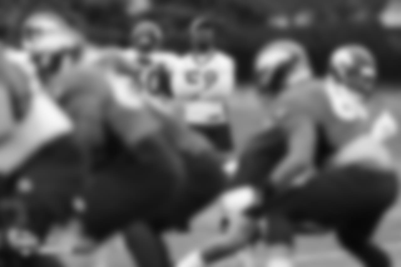 Outside linebacker Von Miller (58) during the 10th day of training camp on August 8, 2018, at UCHealth Training Center.