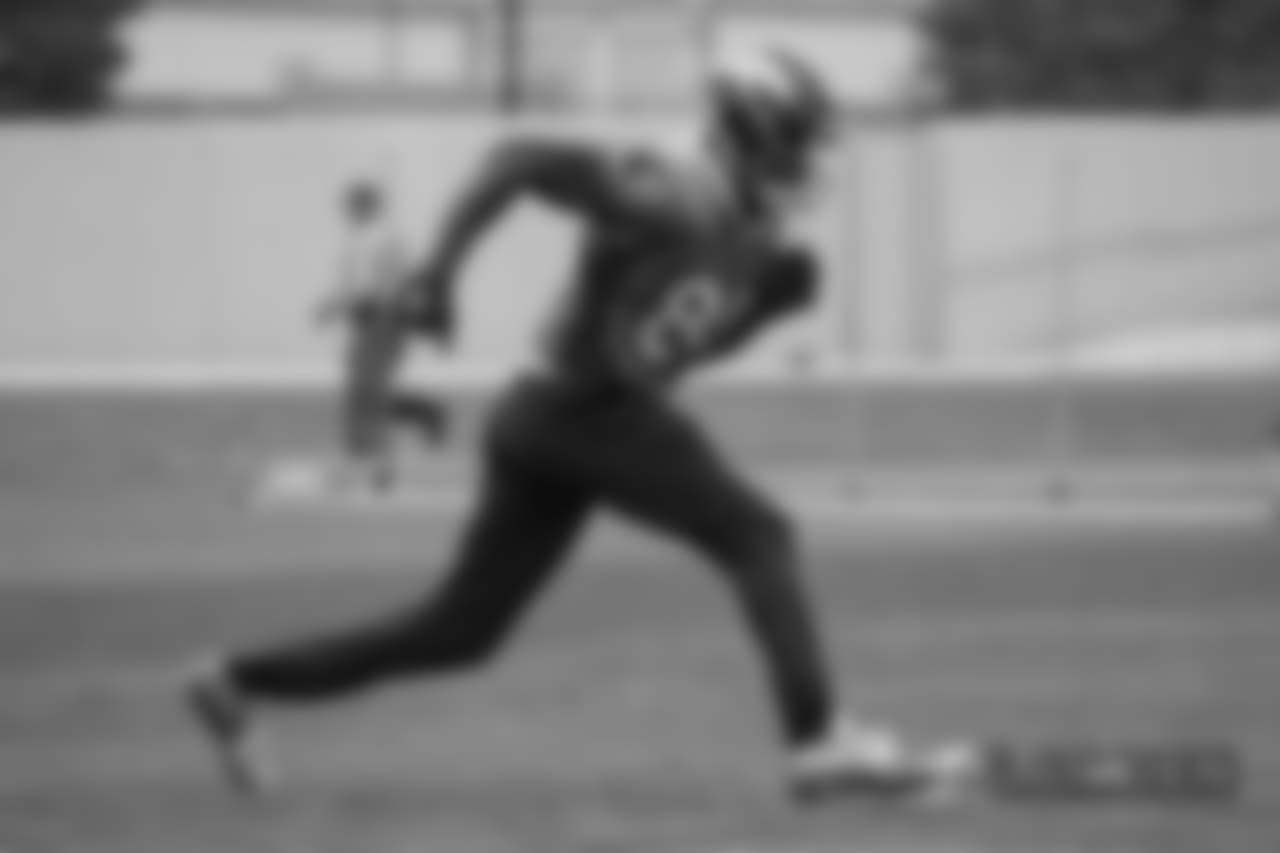 Demaryius Thomas at practice on October 10, 2018 at UCHealth Training Center.