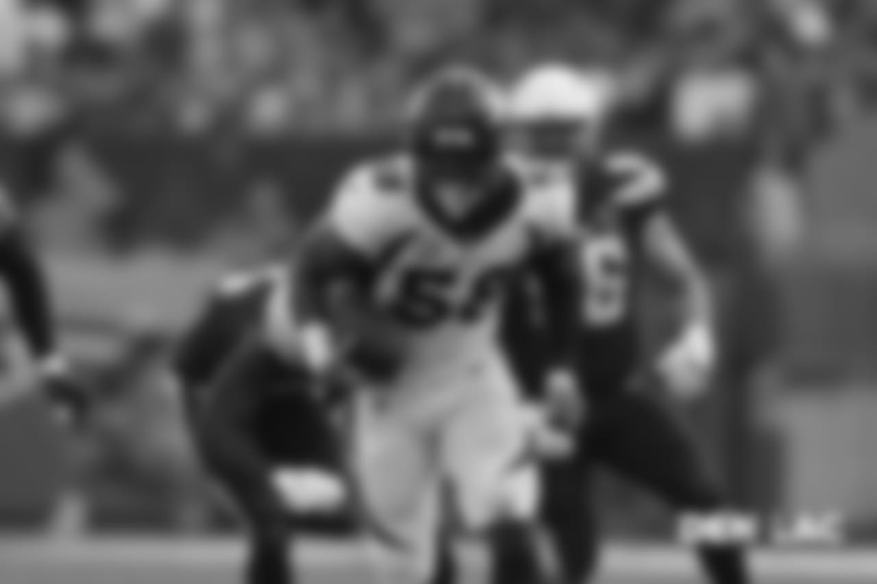 In Week 11 against the Chargers, Von Miller recorded one tackle, one sack and one interception for 42 yards.