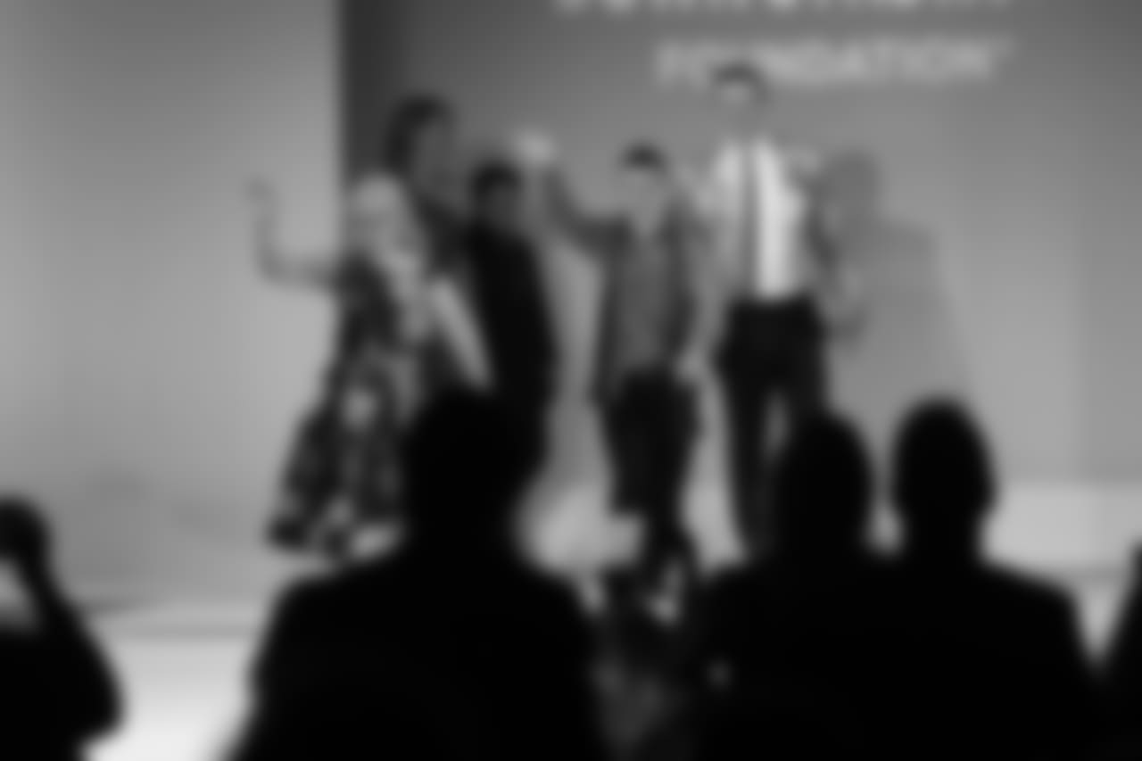 Case Keenum at the Global Down Syndrome Foundation's Be Beautiful Be Yourself Fashion Show at the Sheraton Denver Downtown on October 20, 2018.