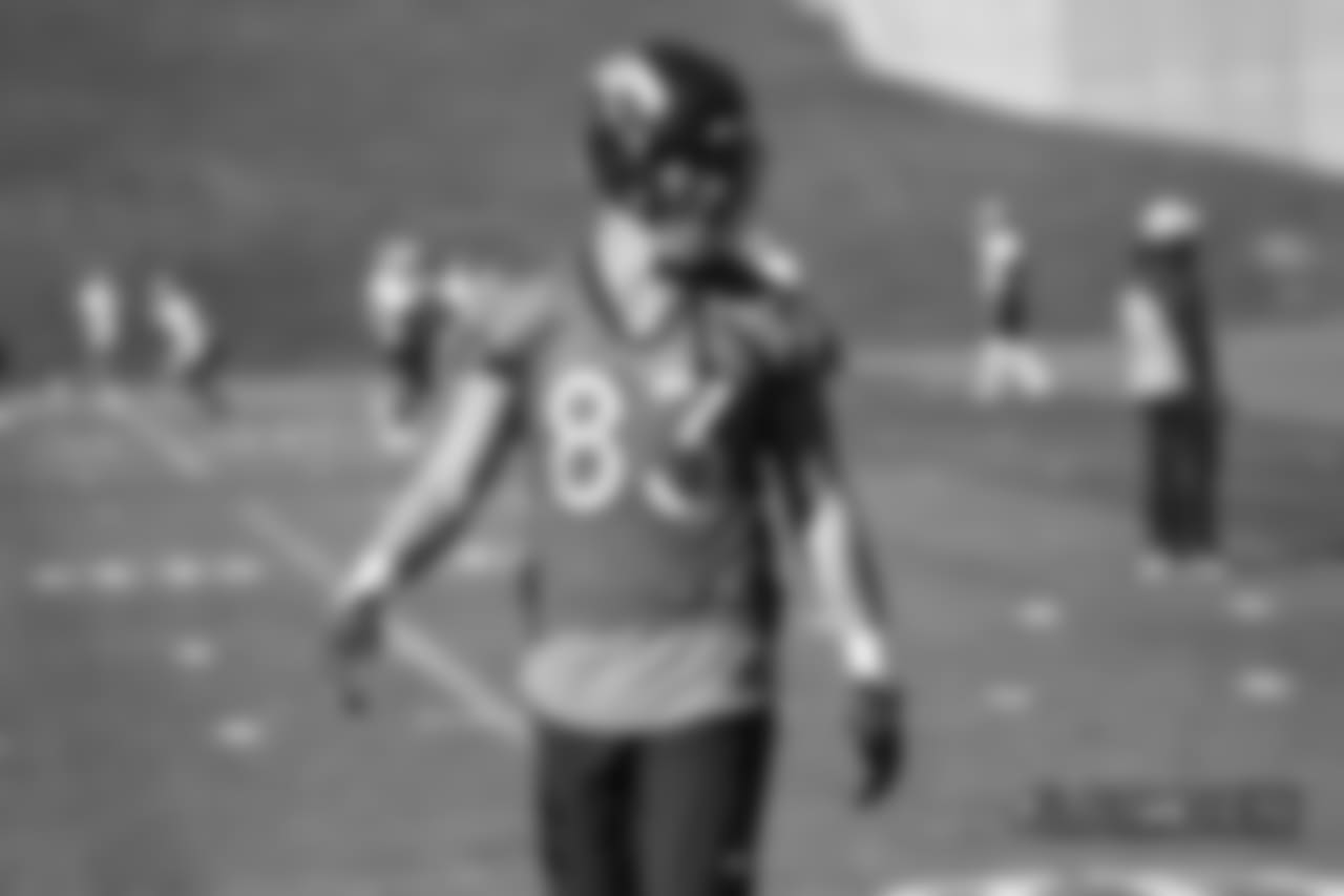 Matt LaCosse at practice at UCHealth Training Center on October 12, 2018.