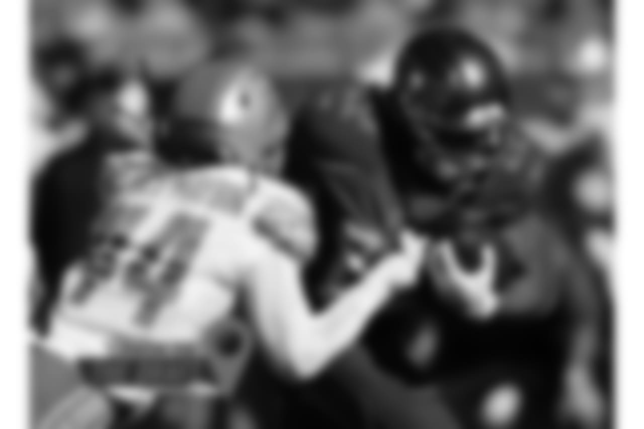 It came as no surprise that the Bucs released Martin on Tuesday after six seasons. Martin was the ultimate boom-or-bust back in recent years. His two best seasons were spectacular; he surpassed 1,400 yards as a rookie in 2012 and again in 2015. (That second 1,400-yard season allowed him to earn a second contract that the Bucs got out of this week.) Not coincidentally, those two 1,400-yard seasons came in the only campaigns that saw him play more than 11 games. He missed a total of 28 games over the course of his other four seasons and failed to break 500 yards in any of those years, averaging fewer than 4.0 yards per attempt each time. If you believe in patterns, then Martin's one-year-up, two-years-down cycle means that he's set for a big year in 2018, but the reality is that injuries have cost him at least five games in four of the last five seasons. (Jason Behnken/AP Images)