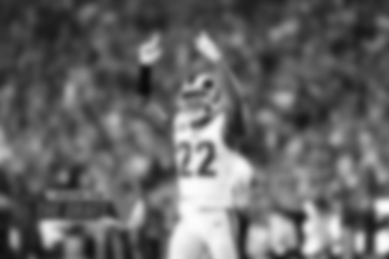 The Rams gave Johnson the franchise tag in 2016 and 2017, but with Aqib Talib and Marcus Peters set to bolster their cornerback corps, they appear ready to move on from Johnson, who has been solid the last two seasons, but has not matched his dominant form of 2015, when he intercepted seven passes. (NFL Photos via AP)