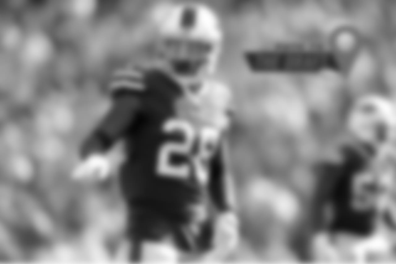 His first season with the Bills saw him post his best campaign, breaking up nine passes in 11 games (all starts) as he helped Buffalo reach its first playoff spot since 1999. Bills general manager Brandon Beane said at the Combine that the team's recent addition of Vontae Davis doesn't prevent them from bringing back Gaines, but he should probably find more playing time waiting for him on the open market. (AP Photo/Adrian Kraus)