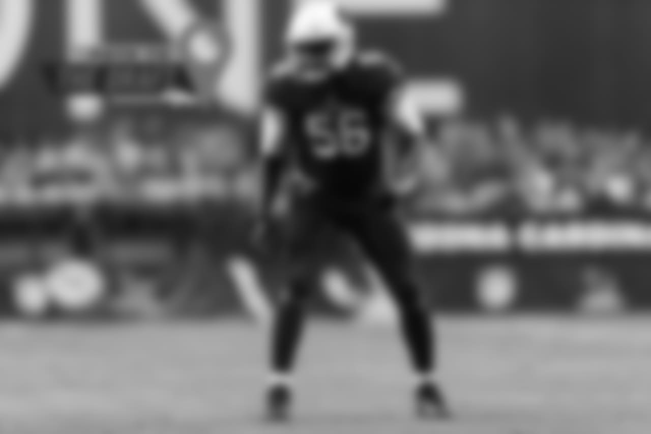 Still solid after 14 years, Dansby has played all 16 games in six of his last seven seasons and finished 2017 with 95 total tackles, four passes defensed and an interception. He is one of just five players with at least 40 sacks and 20 interceptions; two of the other four are members of the 2018 Pro Football Hall of Fame class. Ryan Kang/AP Images)