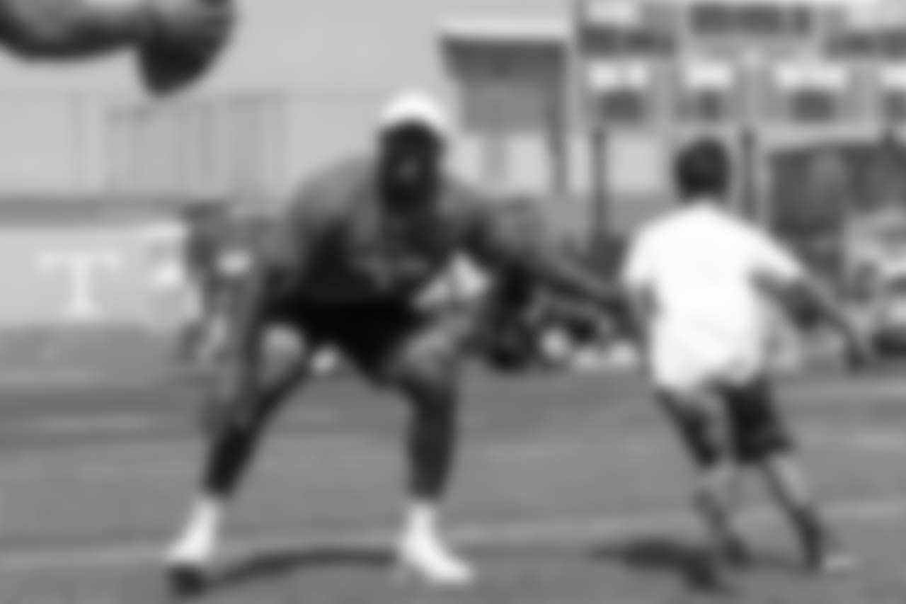 At Von Miller's Football Procamp at Englewood High School on June 20, 2018.