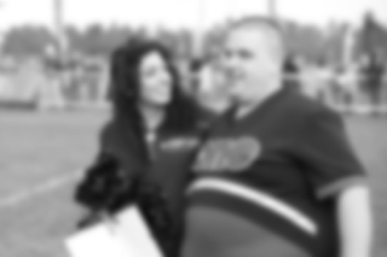 Denver Broncos Cheerleader Gioia takes part in a Special Olympics Unified Flag Football Game with Special Olympics Florida athletes and Pro Bowl players on January 26, 2019, at ESPN Wide World of Sports.