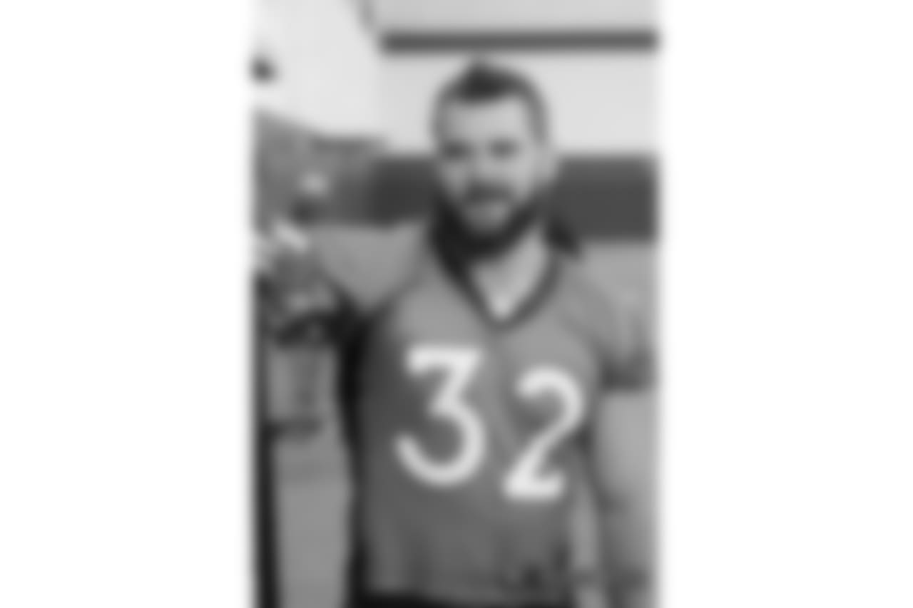 Andy Janovich during a Saturday walkthrough at UCHealth Training Center on November 3, 2018.