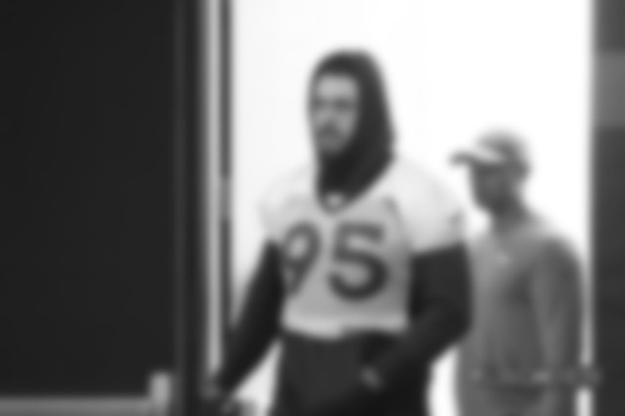 Derek Wolfe during practice at UCHealth Training Center in Centennial, CO, December 26, 2018.
Photo by Gabriel Christus