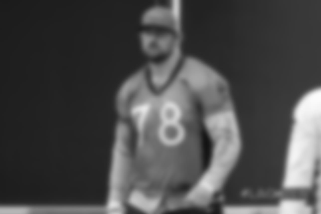 Dan Skipper during practice at UCHealth Training Center in Centennial, CO, December 26, 2018.
Photo by Gabriel Christus