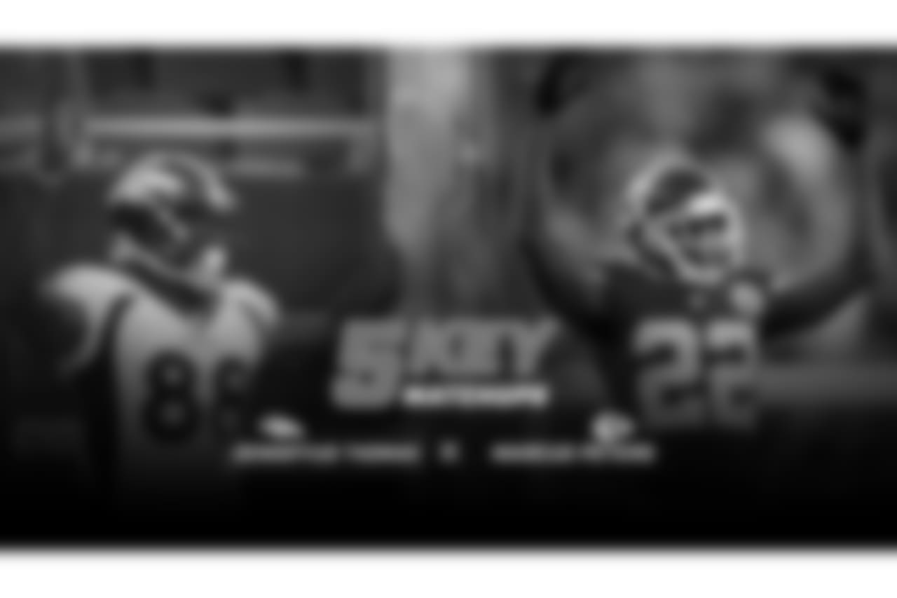 Regardless of whether Emmanuel Sanders returns from an ankle injury Monday night, the Broncos will be counting on Demaryius Thomas to provide explosive plays against the league's fifth-worst passing defense on a per-game basis. However, the man who will try to defend him on most plays is better than those numbers show. Interceptions may not come as easily to Marcus Peters as they did in his first season, but he's still a guy who can pick off any pass thrown his way if he's in position. Thomas must be his usual bruising self outside of the numbers against the smaller cornerback, and if he can be successful creating separation, he could be due for a big game and an effort that could lead to victory.