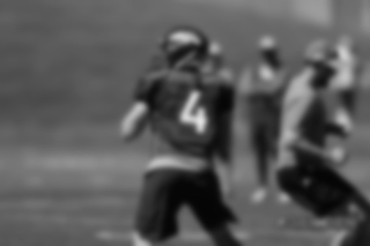 Case Keenum during practice at UCHealth Training Center in Centennial, CO, September 13, 2018.
Photo by Gabriel Christus