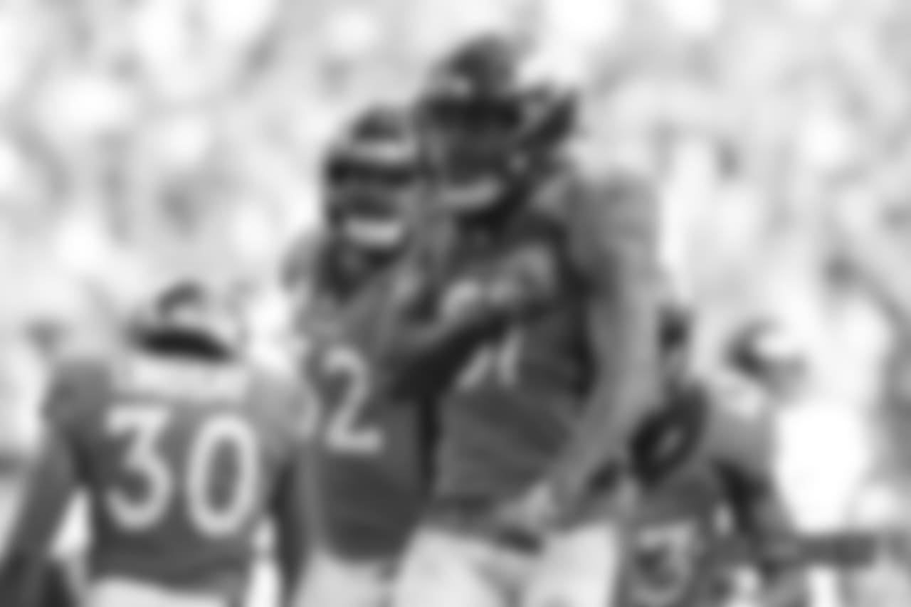 Denver Broncos action during the NFL game against the Seattle Seahawks at Broncos Stadium at Mile High in Denver, Colorado, September 09, 2018.
Photo by XXXXX