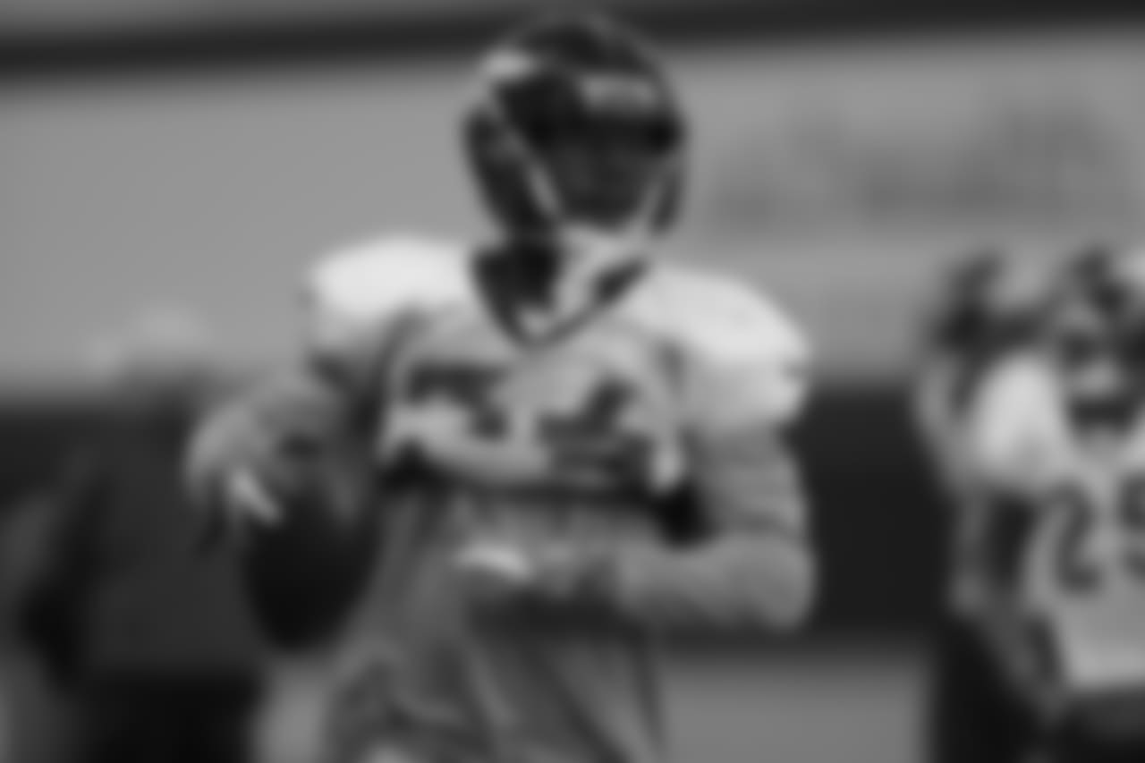 Will Parks during practice in the Pat Bowlen Fieldhouse at UCHealth Training Center on November 7, 2018.