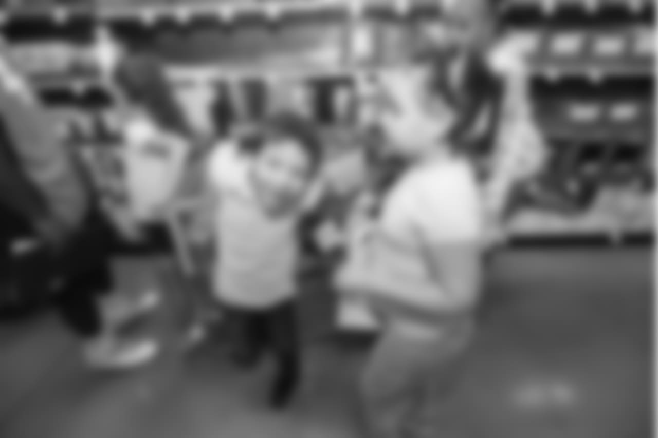 Children from the Boys & Girls Clubs of Metro Denver at the 2018 Back to School with the Broncos shopping spree on July 23, 2018. Each student received $100 for school supplies.