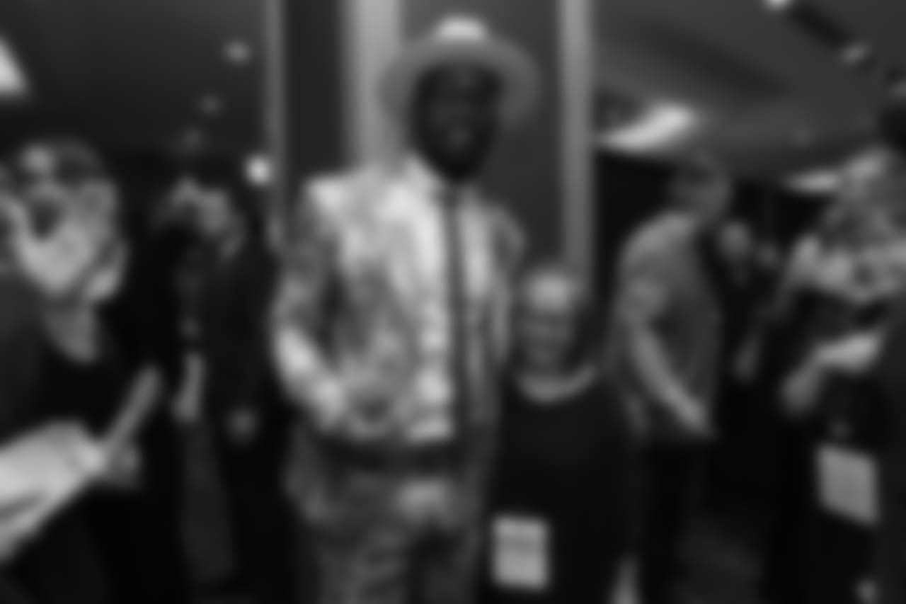 Von Miller at the Global Down Syndrome Foundation's Be Beautiful Be Yourself Fashion Show at the Sheraton Denver Downtown on October 20, 2018.