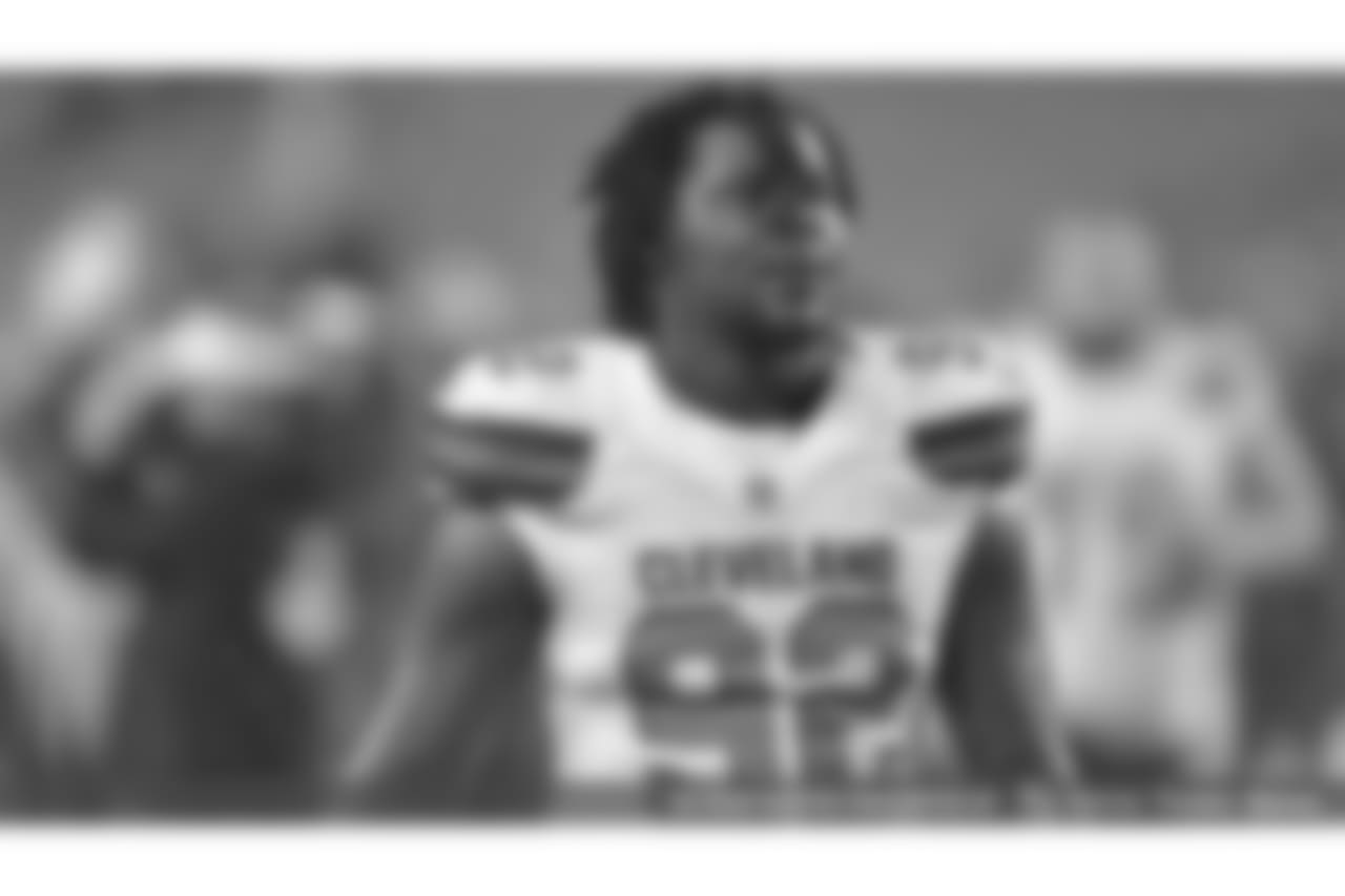 Cleveland Browns defensive end Chad Thomas (92) walks off the field after an NFL football preseason game agains the Buffalo Bills, Friday, Aug. 17, 2018, in Cleveland. Buffalo won 19-17. (AP Photo/David Richard)